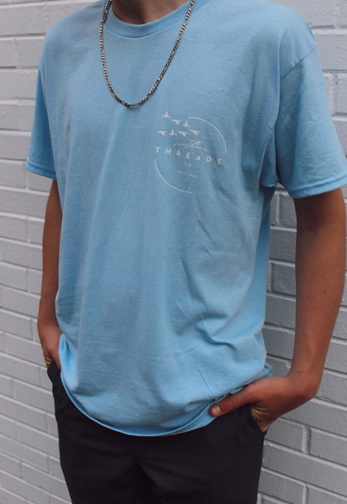 Southern Threads Co. - Light Blue Short Sleeve