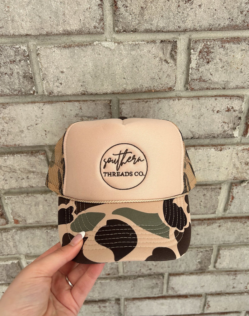 Old School Camo Trucker - PRESALE