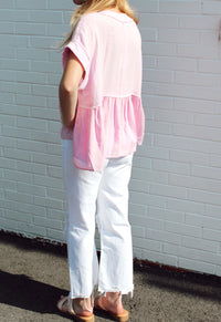 Blushing Ruffled Blouse