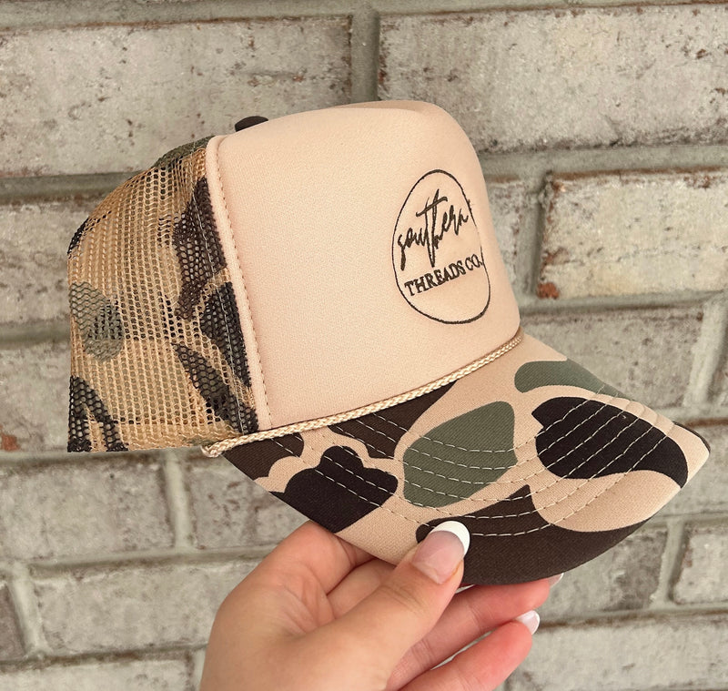 Old School Camo Trucker - PRESALE