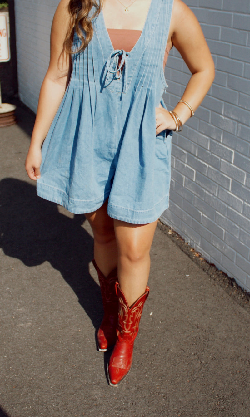 Denim For Days Romper