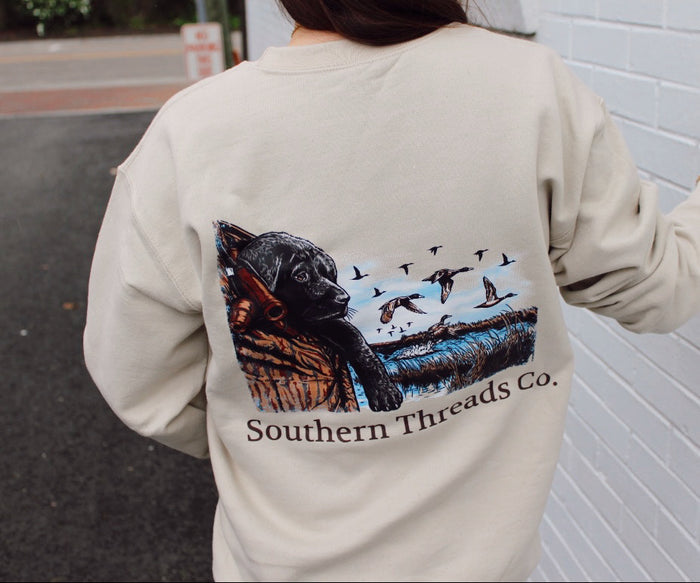 Southern Threads Co. - Light Sand Crew Neck